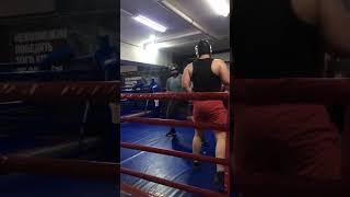Вольный бой в ринге #бокс #москва #площадьгагарина #boxing #ленинскийпроспект #мосбокс #moscow