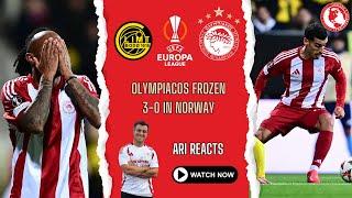 BODO/GLIMT vs OLYMPIACOS 3-0 | Olympiacos Frozen in Norway | REACTION