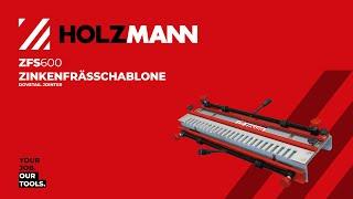 HOLZMANN ZFS600 - Zinkenfrässchablone / dovetail jointer (OFFICIAL VIDEO)