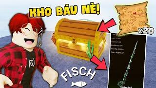 Thực Tế Đi SĂN KHO BÁU Để Tìm CẦN CÂU MỚI Trong Fisch! - Roblox