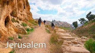 JERUSALEM TODAY! From the City Center to the Kidron Valley. Best Walking Route!