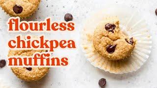 Flourless Peanut Butter Chickpea Muffins