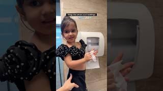 Hand dryer mil jaye you bas, 3 ghante washroom me reh sakete hai  #funnyvideo #weddings #family