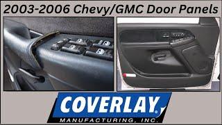 Chevy and GMC Door Panel replacement with Coverlay® 18-63F Door Panels.