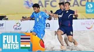 Thailand vs. India | Full Match | AFC Beach Soccer Asian Cup™ 2025