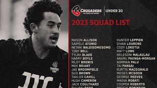 Crusaders vs NZ Barbarians Super Rugby U20s 2023 Rd 1