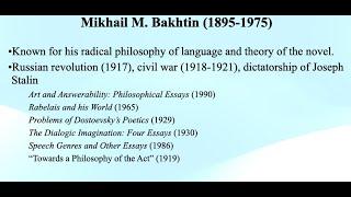 1.7 Mikhail Bakhtin