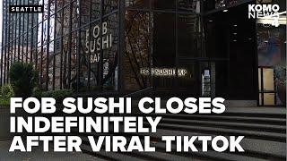 Sushi restaurant closes indefinitely after food safety concerns from TikTok influencer Keith Lee