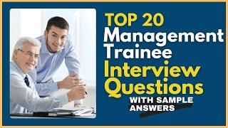 Management Trainee Interview Questions and Answers for 2025