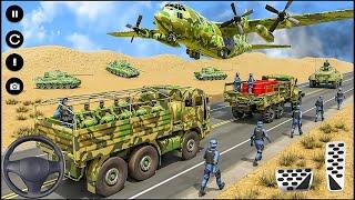 US Army Vehicle Truck Driving Simulator 2025 - US Soldier OffRoad Transport Duty - Android GamePlay