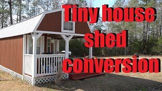 DIY Shed Conversion Tiny House