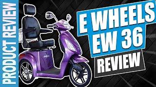 E Wheels EW 36 Scooter Review Video