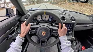 Driving The Porsche Cayman GT4 RS - This 9,000RPM Flat 6 Sounds INCREDIBLE  (POV Drive)