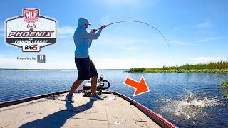 FISHING FOR THE WIN!! DAY 2 BFL SUPER | LAKE OKEECHOBEE 