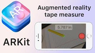 How to Measure Objects with an iPhone using ARKit. Augmented Reality Ruler Demo.