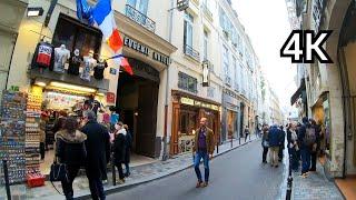 ⁴ᴷ Paris walking tour  Place Saint Michel and Saint Germain, France 4K