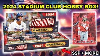 SSP & 2 AUTOS! 2024 Topps Stadium Club Hobby Box Review!