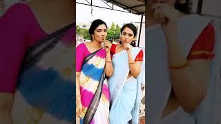 PandavarIlam Serial Stars Funny Video  | Kiruthika & Aarthi Subash Video