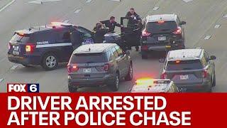 Police chase from Milwaukee to Racine County, driver in custody | FOX6 News Milwaukee