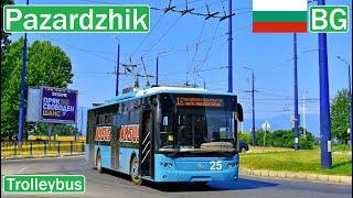  PAZARDZHIK TROLLEYBUS / Пазарджик тролейбус 2024 [4K]