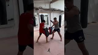 Training kickboxing with your older brother be like  #sensaisam