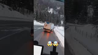 Страшный гололёд #дальнобой #дальнобойщики #truck #shortsvideo