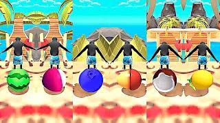 Rolling Ball Master: 6 Color Monkey Ball on 6 Tropical Levels! Race-689