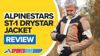 Alpinestars ST-1 Waterproof textile jacket review - Sportsbikeshop