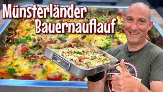 Münsterländer Bauernauflauf - herrlich deftig! - Westmünsterland BBQ