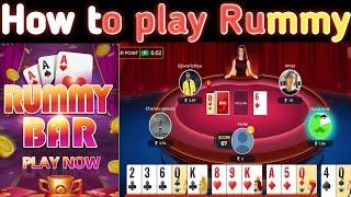 how to play Rummy | playing cards | card game || how to earn money online games | rummy rules