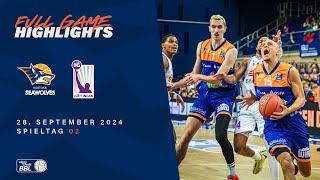 ROSTOCK SEAWOLVES vs. BG Göttingen - Full Game Highlights - Spieltag 02, Saison 2024/25