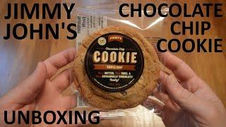 Unboxing Jimmy John's Triple Chip Chocolate Chip Cookie