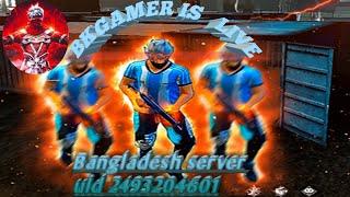 Bkgamer9617 is live !! Today I play Bangladesh server uid2493204601 #viral_live #gaming #freefire