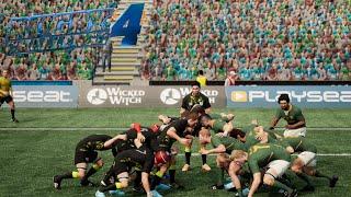 Ireland vs Springboks on Rugby Challenge 4