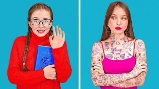 COOLEST HACKS TO BECOME POPULAR AT SCHOOL || Epic Tik Tok Hacks Tested by 123 GO!