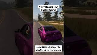 New *REALISTIC* Roblox Game! Link in comments! #roblox #robux #driveworld #robloxitems #freerobux