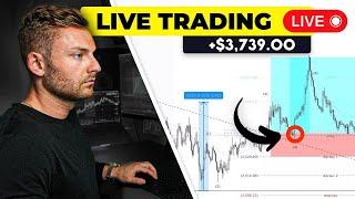 LIVE TRADING CRYPTO - How To Profit $3,729 in a Day (10x Strategy)