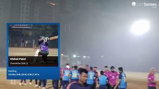 SG DYNAMOS vs Evershine Club 11 Live Cricket Match | Cric&fit Friday Night Tournrment White Ball, S