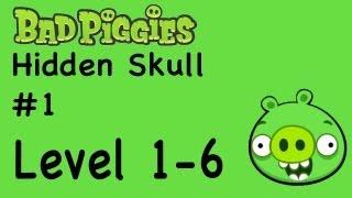 Bad Piggies - Hidden Skull Location 01 Level 1-6 | WikiGameGuides