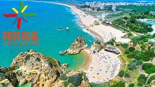 Três Irmãos - Alvor ️ Prainha - João de Arens Beach aerial view - Algarve - 4K Ultra HD