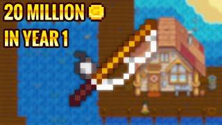 Stardew Valley Challenge: 20 Million in 1st Year ~ Part 1