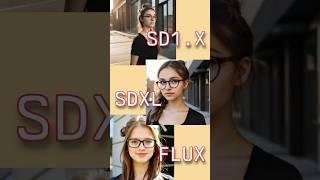 SD1.X vs SDXL vs FLUX