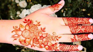 Eid special back hand mehndi design | Eid henna design | learn mehndi with saba