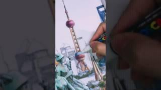 #painting Shanghai