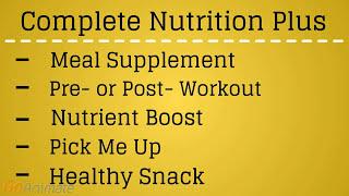 Complete Nutrition Plus Benefits | Whole Food Supplements | OHS