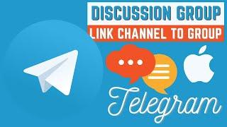 how to allow discussion on a telegram channel | connect a Telegram channel to a group iPhone