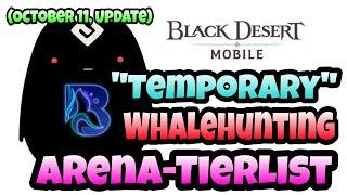 Black Desert Mobile | WhaleHunting Arena TierList | (Includes October 11, Update)