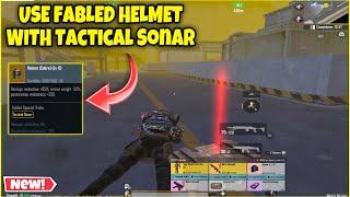 Metro Royale Use FABLED Helmet With Tactical Sonar | PUBG METRO ROYALE CHAPTER 21