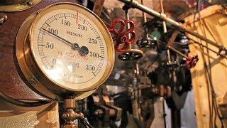 Steamship Engine Room, Onboard 'Shieldhall' In Rough Seas - August 2018