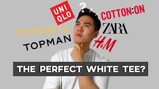 Which BRAND Makes the Best White T-Shirt? | H&M, UNIQLO, COTTON ON, ZARA, OXWHITE or TOPMAN?